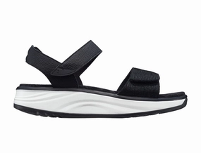 Womens Active Adjustable Flores Black Sandals Long Move