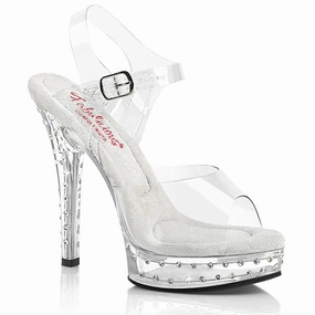 MAJESTY-508SDT Clear Sandals Color Mix Ankle wrap