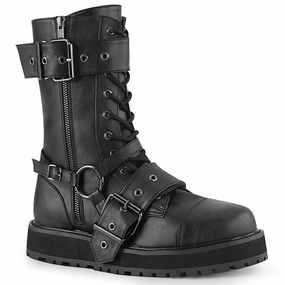 VALOR-220 Black Vegan Leather Casual Gathering