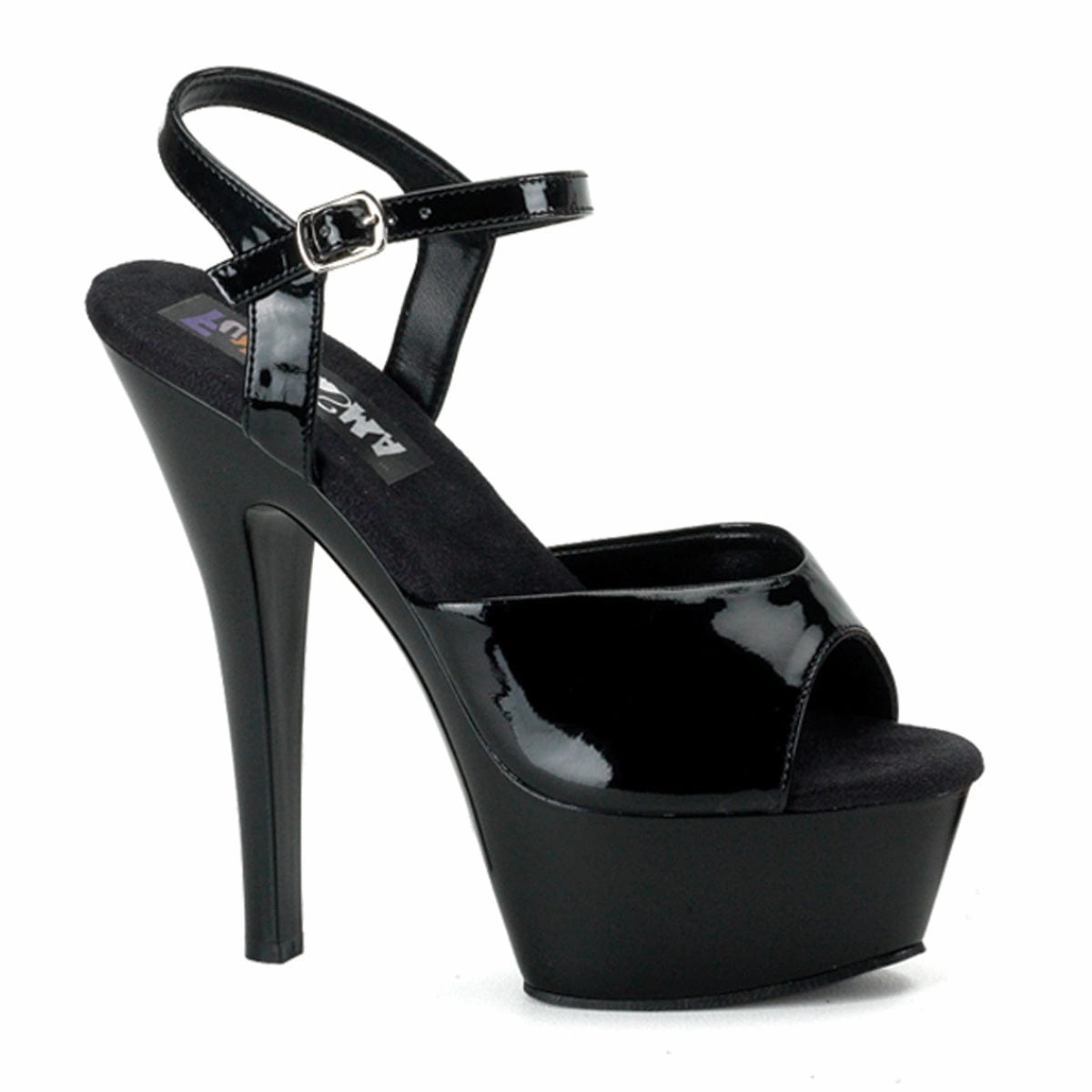 Leather Upper Form Ease JULIET-209 Black Patent