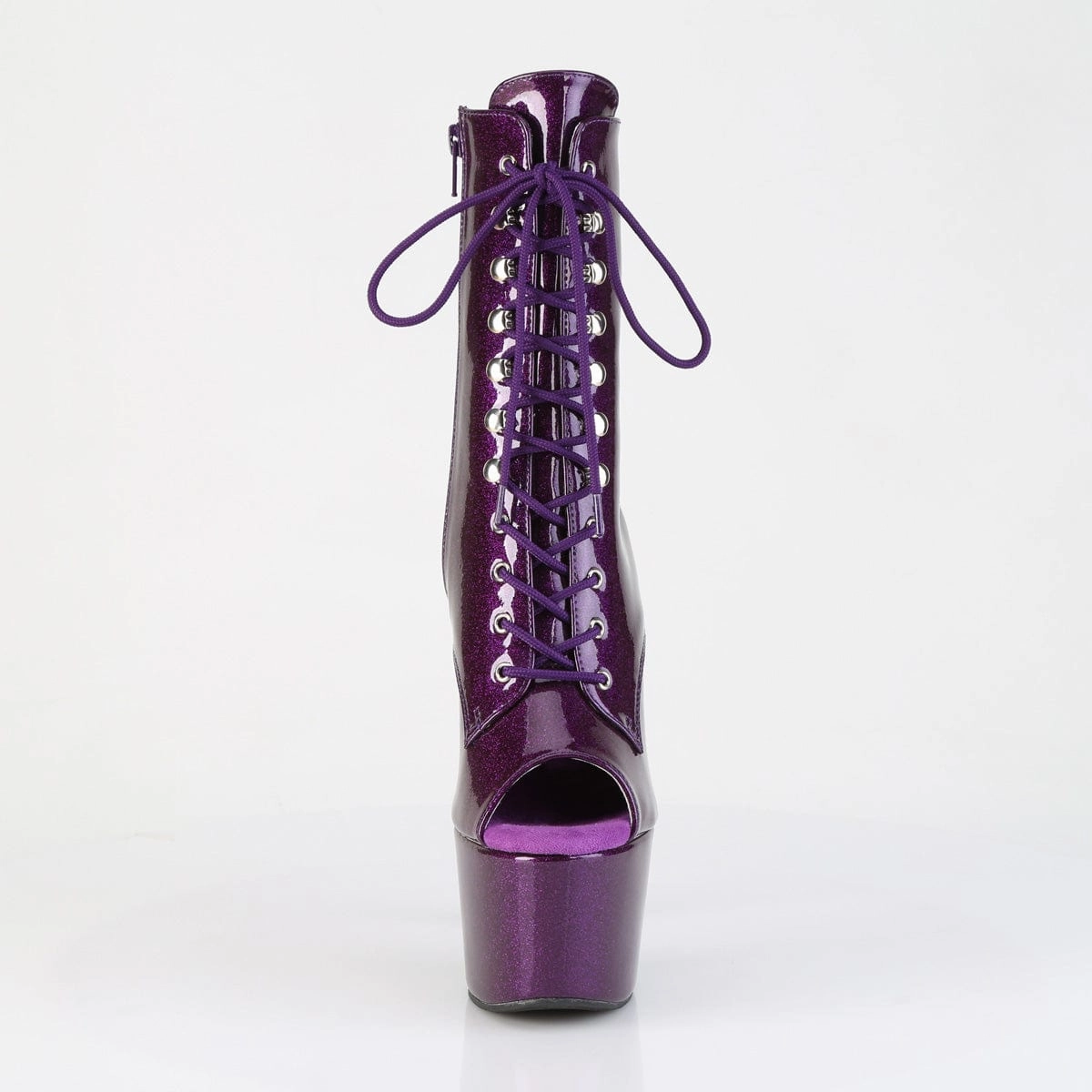 ADORE-1021GP Purple Glitter Patent/M Reliable Fit Weatherproof