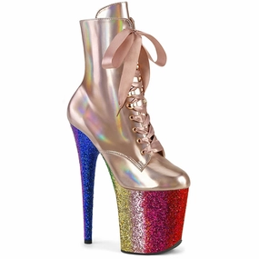 Outdoor Mission FLAMINGO-1020HG Rose Gold Hologram Patent/Rainbow Glitter