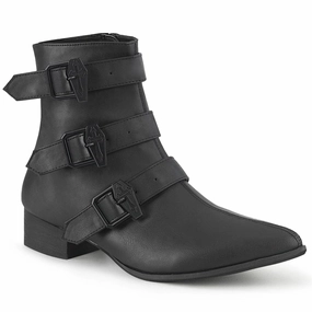 World Walk WARLOCK-50-C Black Vegan Leather