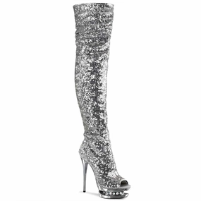 Quick Fit Travel BLONDIE-R-3011 Silver Sequins/Silver Chrome