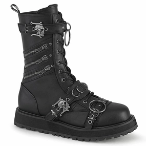 VALOR-240 Black Vegan Leather Ventilated Design