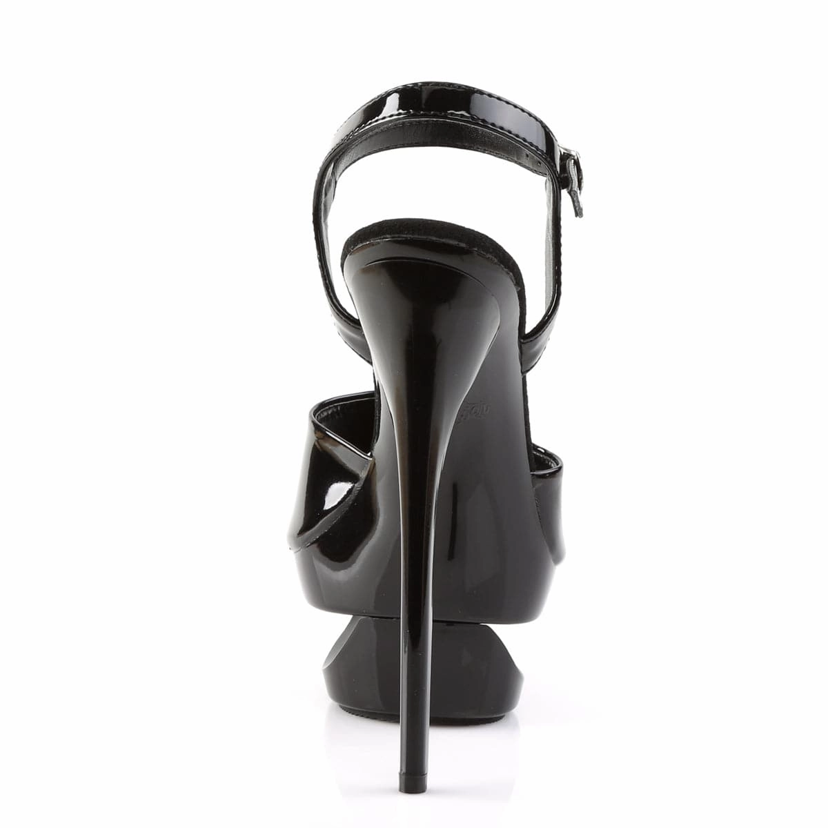 ECLIPSE-609 Black Patent/Black Velcro straps Platform Sole