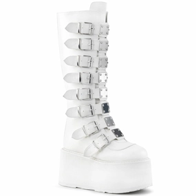 Soul Step Peak Step DAMNED-318 White Vegan Leather