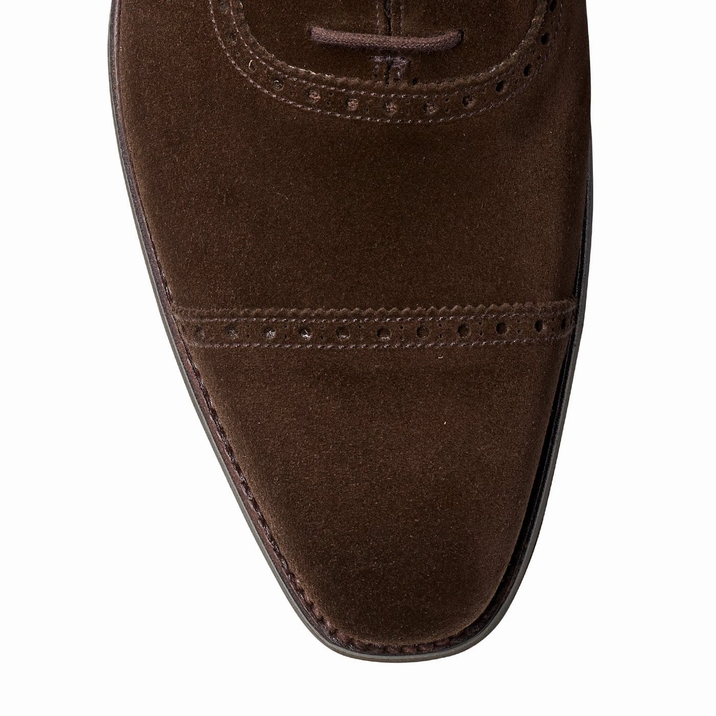 Board Room Westbourne Dark Brown Calf Suede