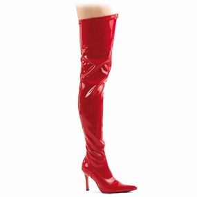 LUST-3000 Red Stretch Patent Dark Edge Bone Aid