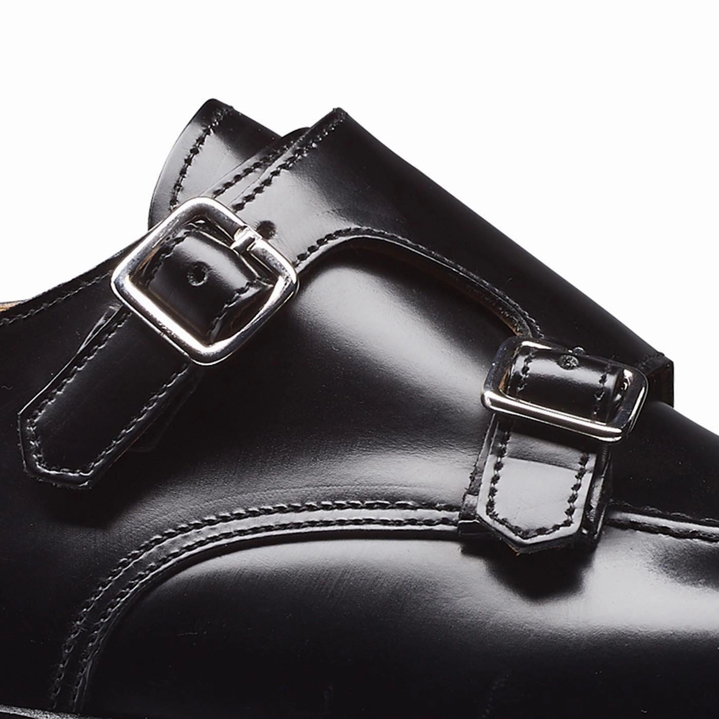 School Style Flexible Whitby Black Cavalry Calf