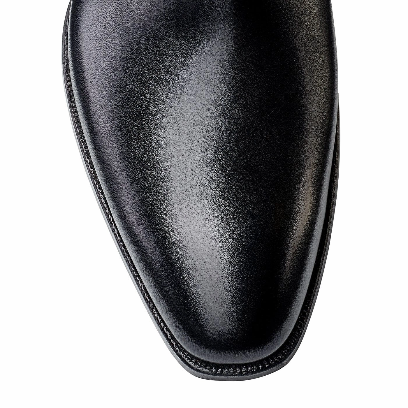 Savile 4 Black Calf Military Style Cushioned Insole