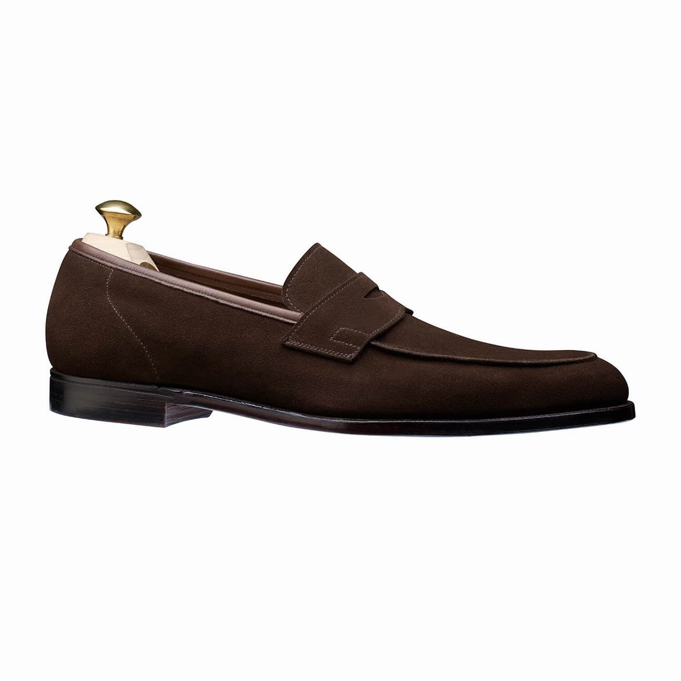 Cadogan Dark Brown Calf Suede british retro Canvas Lite