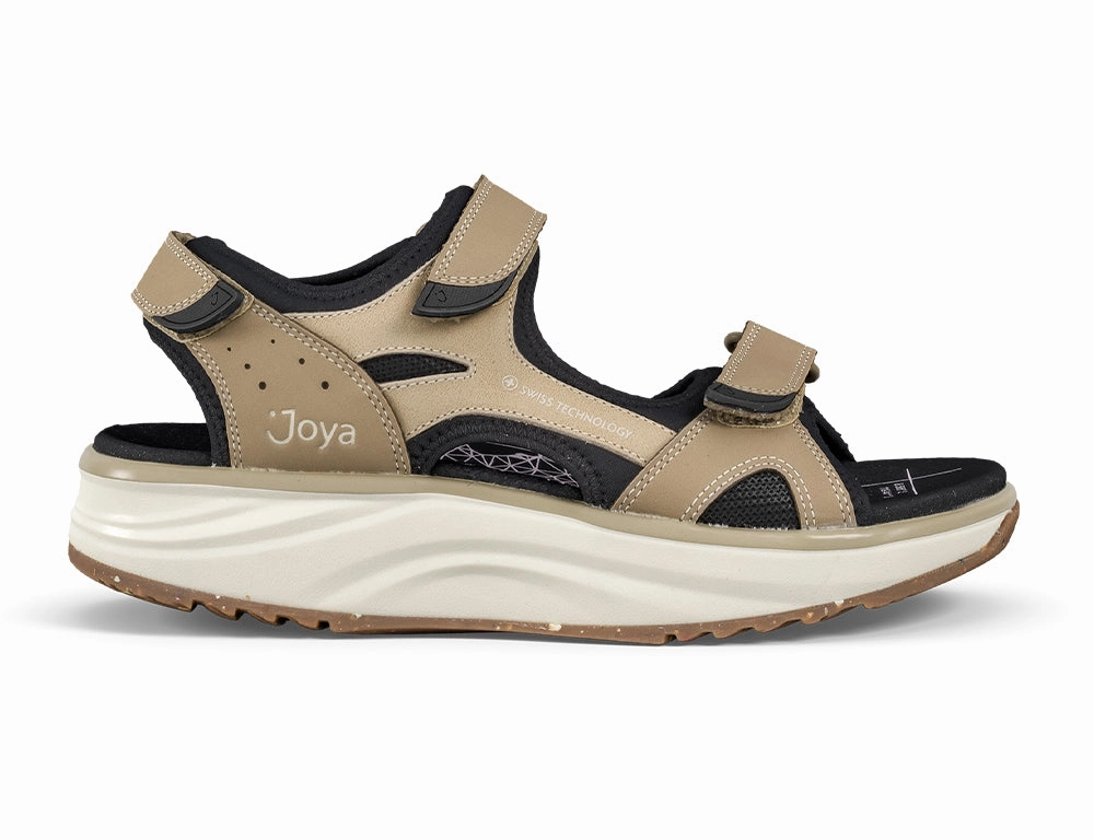 Womens Active Adjustable Komodo Beige Hiking Sandals Soft Material Safe Land