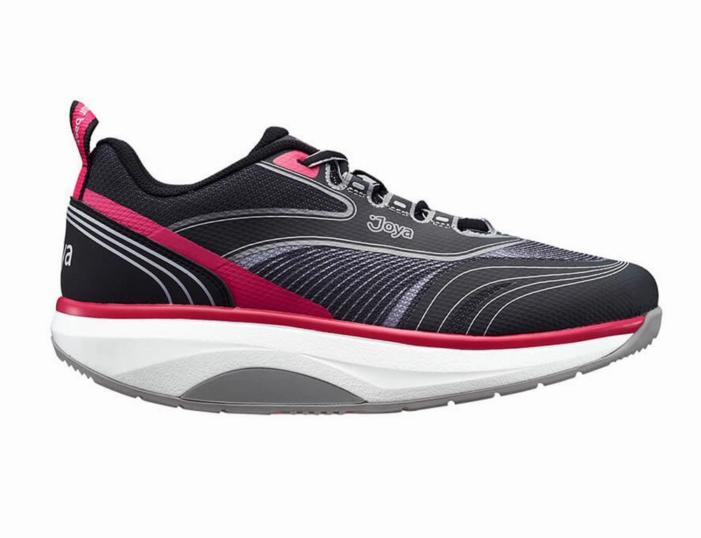 Fast Go Womens Curve ID Zoom II Black Pink Trainers