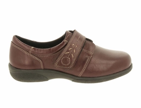 Womens Easy Fit Rory Burgundy Shoes Color Play