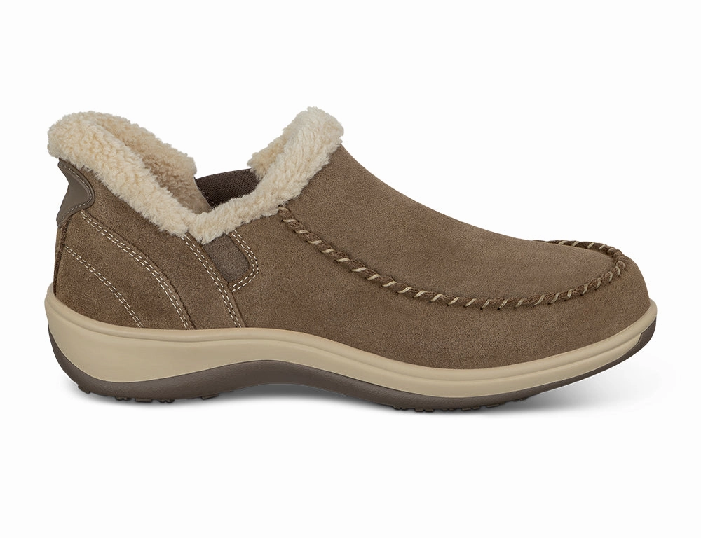 Joint Care Womens Hands-Free Lorin Light Brown House Shoes