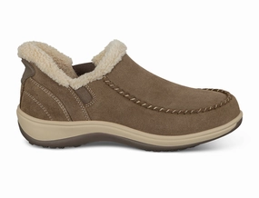 Freeze Grip Womens Hands-Free Lorin Light Brown House Shoes
