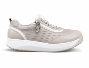 Rubber Outsole Virtual Step Womens Senso Zip Laura Light Beige Shoes