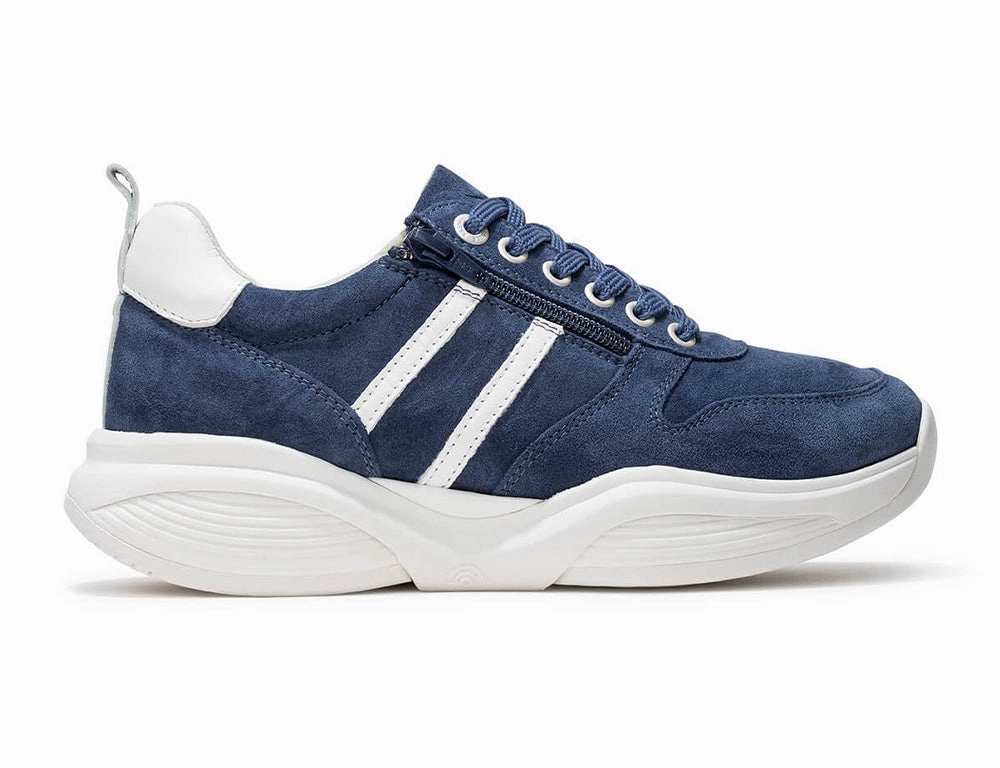 Slip On Womens Stretchwalker SWX3 Denim Trainers