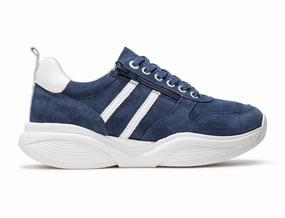 Slip On Womens Stretchwalker SWX3 Denim Trainers