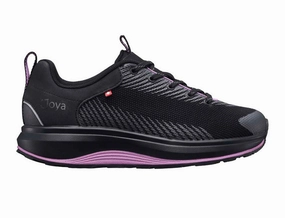 Womens Wave Wide-Fit Maui Black Trainers Pure Black