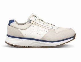 Mens Active Zip Dynamo White Trainers Flexibility