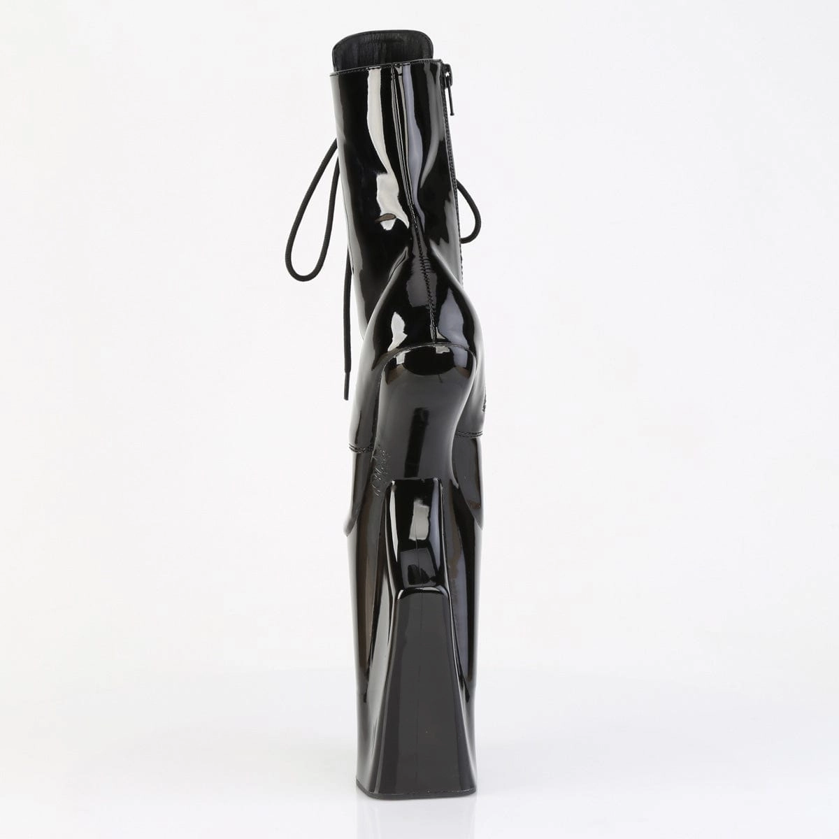 Mountain Path WORSHIP-1020 Platform Shoes Black Patent Black