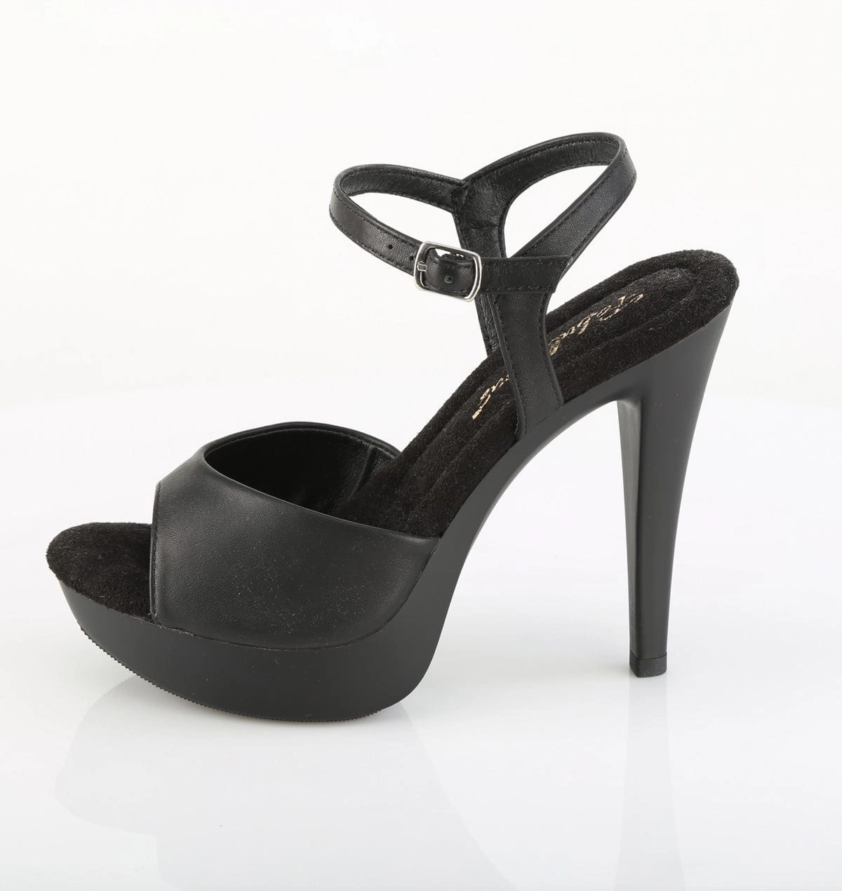 Chic Footwear for Summer Summer Ready COCKTAIL-509 Shoes Black Faux Leather/Black Matte