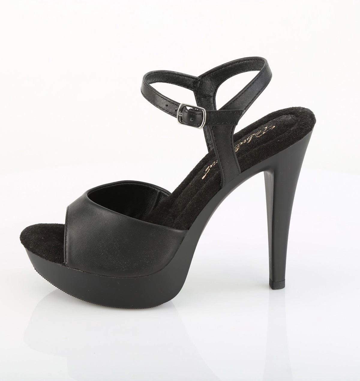 Chic Footwear for Summer Summer Ready COCKTAIL-509 Shoes Black Faux Leather/Black Matte