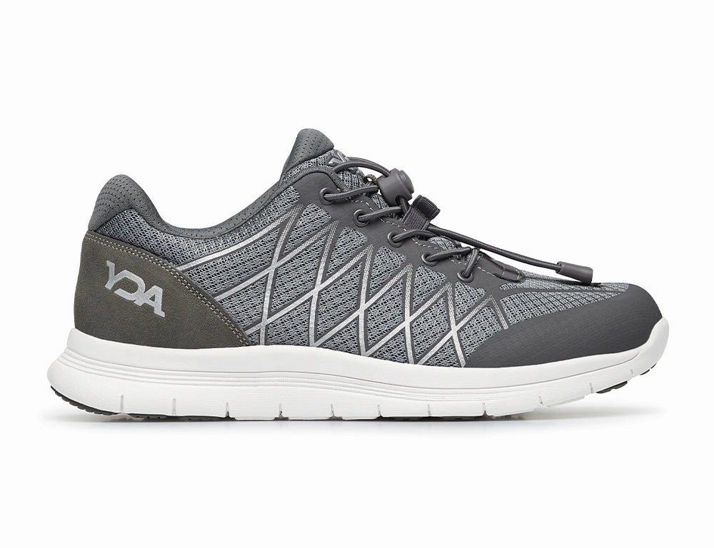 YDA Extra Wide Vault 2 Grey Trainers Performance