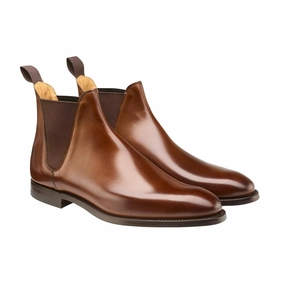 Workplace Use Weather Ready Chelsea 8 Dark Brown Burnished Calf
