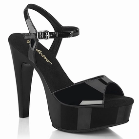 MARTINI-509 Black Patent/Black Fashion Edge